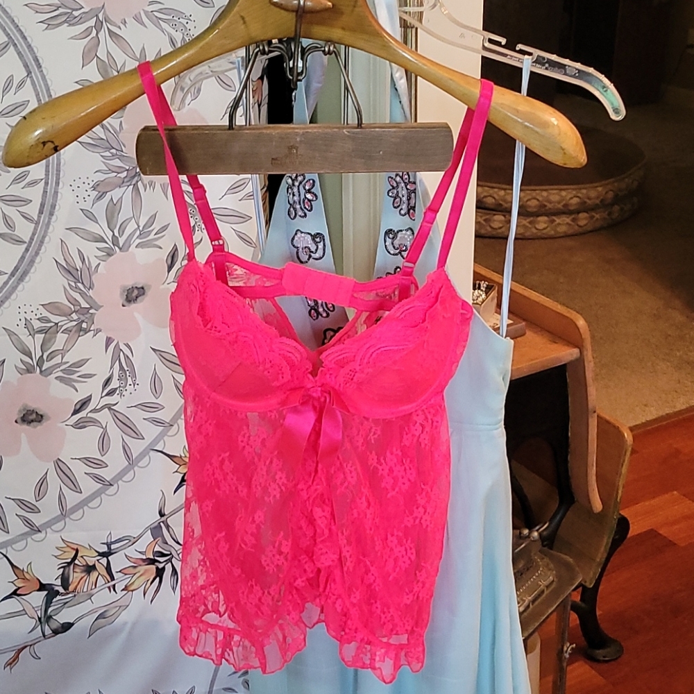 H&M Gorgeous Pink Lingerie Top 8